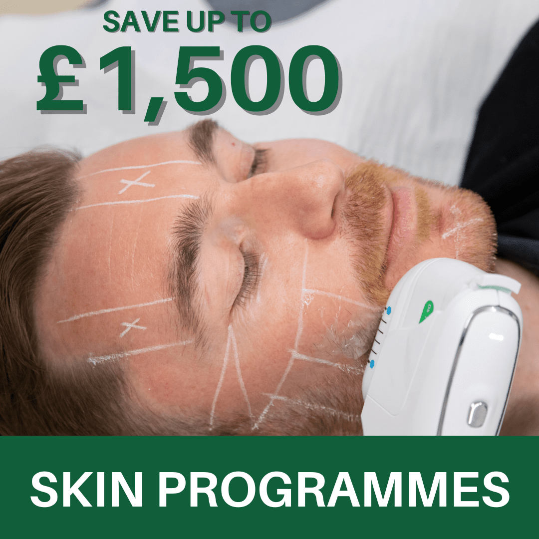 Save up to £1,500 on our skin programmes.